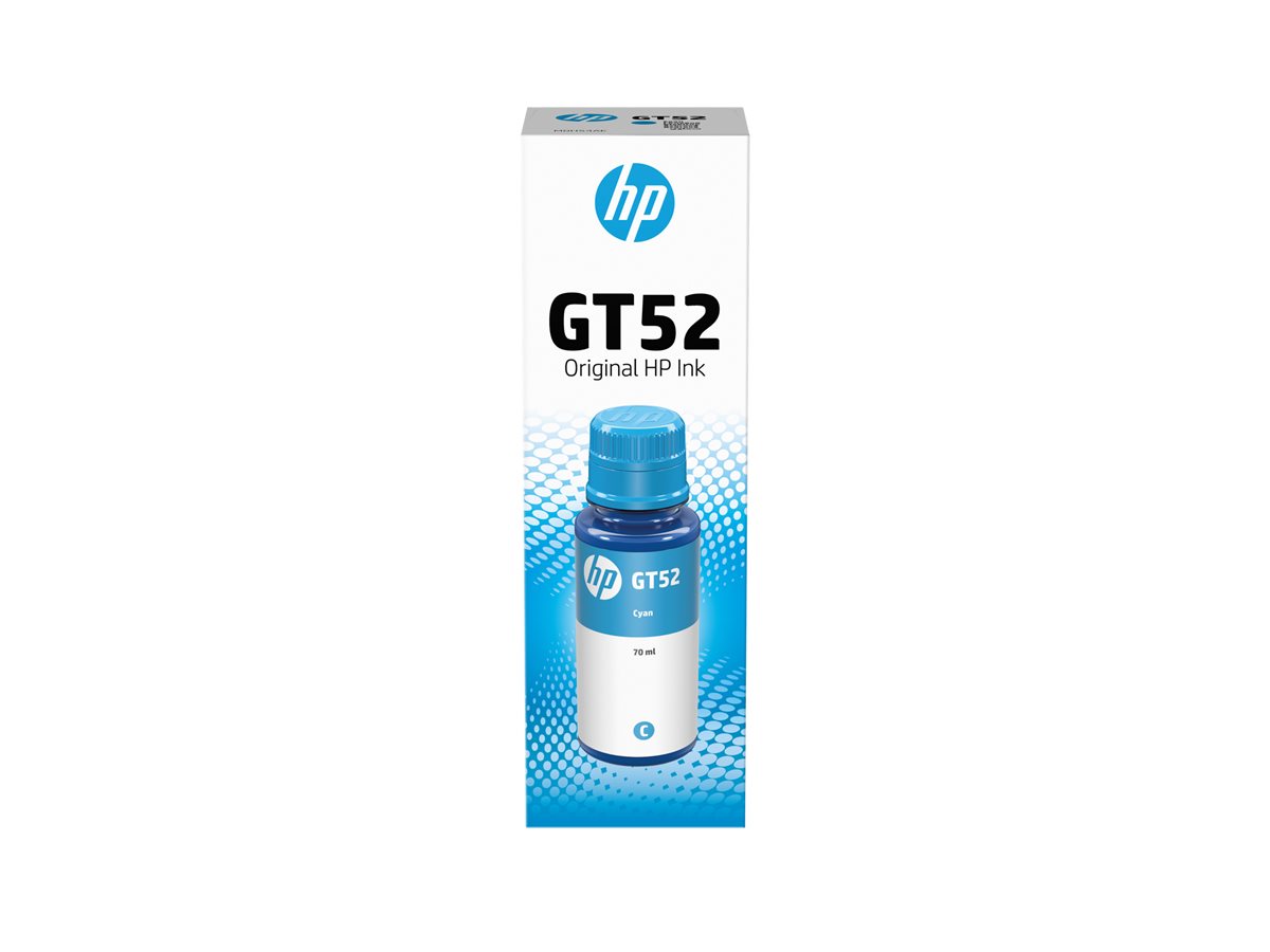HP GT52 - azurová - originální - doplnění inkoustu – foto 3