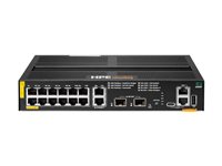 HPE Aruba 6200F 12G Class4 PoE 2G/2SFP+ 139W Switch - switch - 12 ports - Managed - rack-mountable
