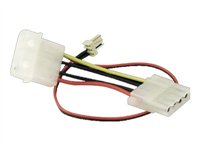 Sharkoon 4-PIN intern strøm (male) - 4-PIN intern strøm 3-PIN intern spænding Strømforsyningsadapter
