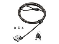 Kensington ClickSafe 2.0 Universal Keyed Laptop Lock - security cable lock - master keyed