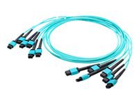 AddOn 10m MPO OM3 Aqua Trunk Cable