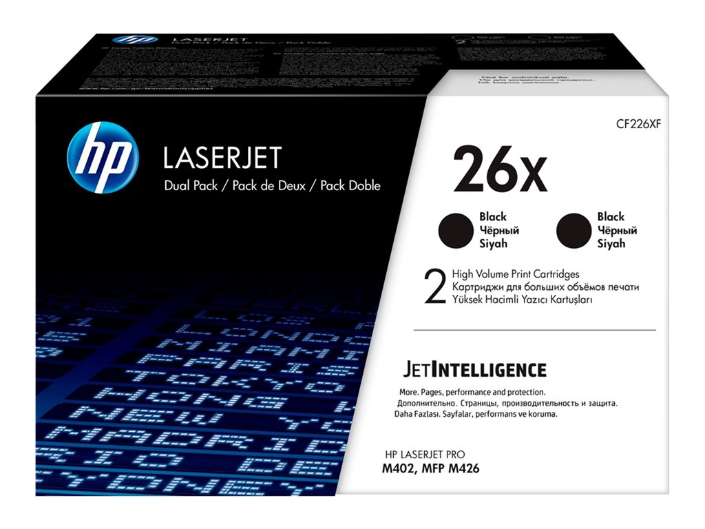 HP 26X LaserJet Cartouches de Toner Noir