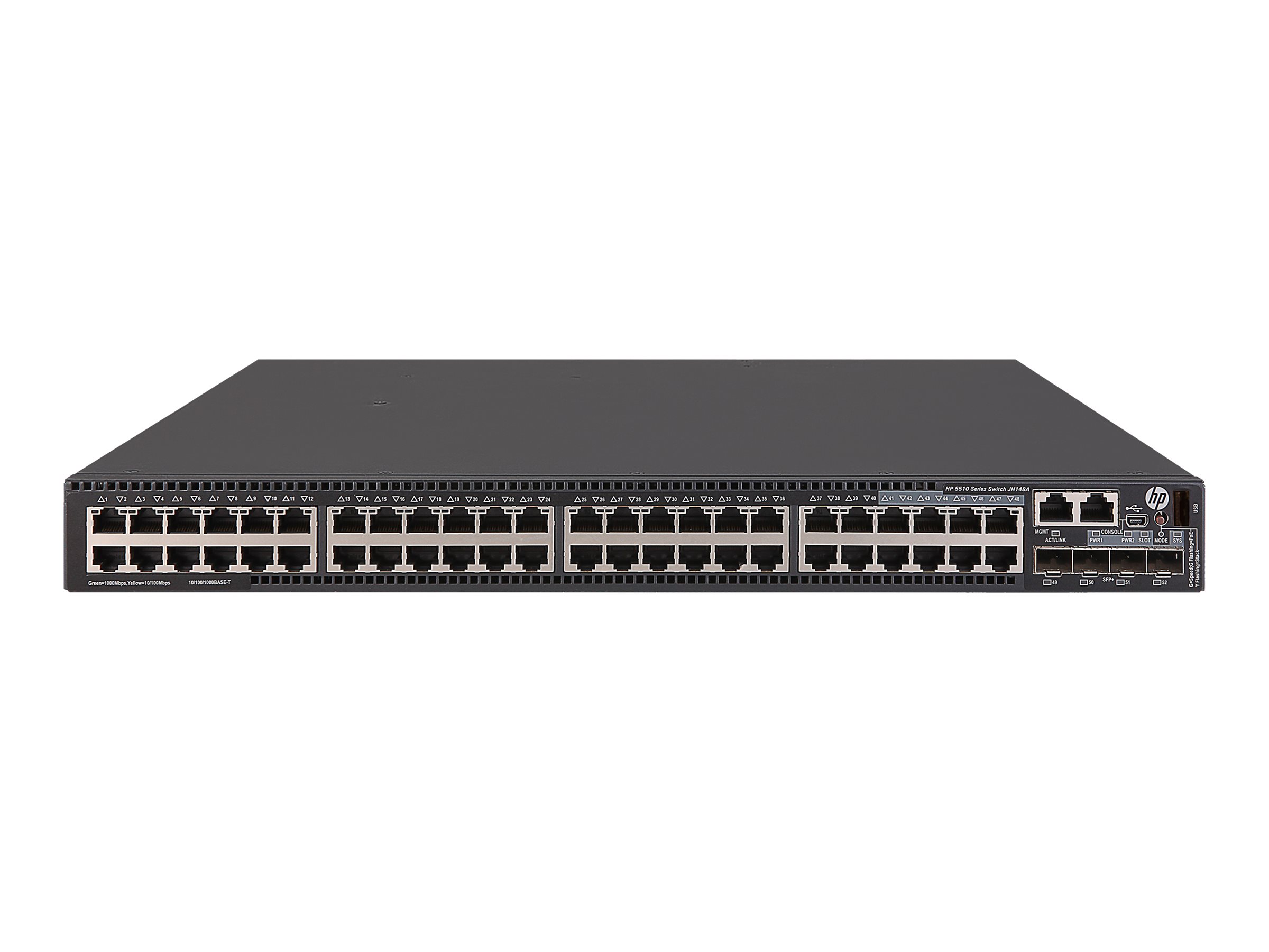 HPE 5510 48G PoE+ 4SFP+ HI 1-slot Switch