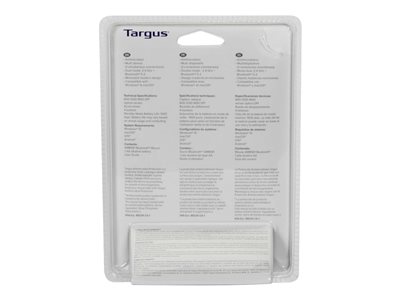 Targus - Mouse - antimicrobial - right and left-handed 