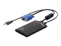 StarTech.com Crash Cart Adapter - 1920 x 1200 - Portable Laptop USB 2.0 to KVM Console (NOTECONS01) - KVM switch - 1 ports