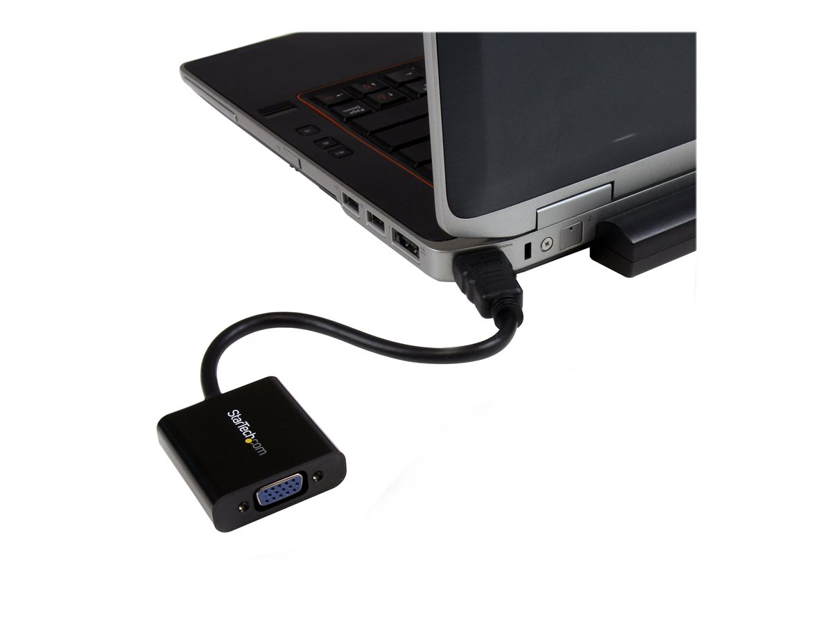 StarTech.com 1080p 60Hz HDMI to VGA High Speed Display Adapter - Active HDMI to VGA (Male to Female) Video Converter for Laptop/PC/Monitor (HD2VGAE2) - video adaptér - HDMI / VGA - 24.5 cm – foto 6