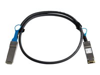 Startech Juniper QFX-QSFP-DAC-1M Compatible 1m 40G QSFP+ to QSFP+ Direct Attach Cable Twinax, 40GbE QSFP+ Copper DAC 40 Gbps Low Power Passive Transceiver Module DAC, 40GE QSFP+ Cable - Lifetime Warranty (QFXQSFPDAC1M) - direct attach cable - 1 m - black