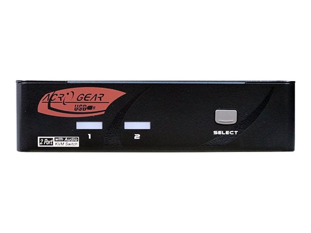 Rextron, KVM switch, HDMI, with USB 2.0, two-way audio, HDCP, 2 ports