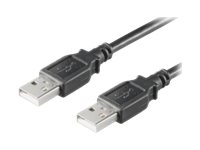 MicroConnect USB 2.0 USB-kabel 1m Sort