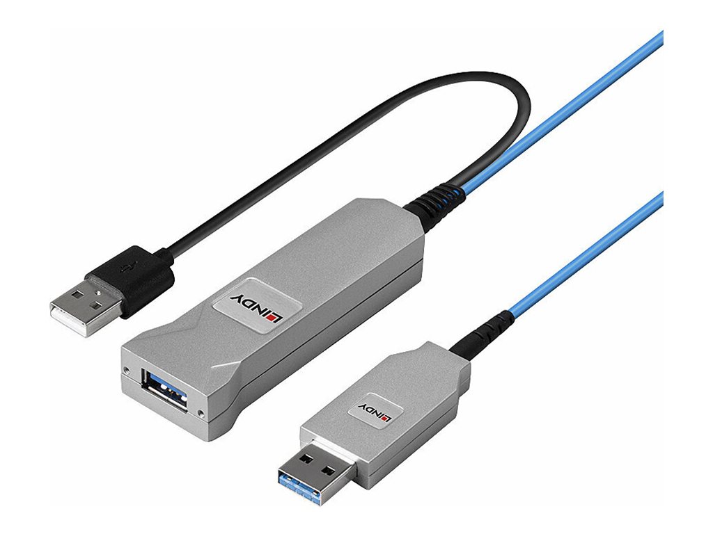 LINDY 30m, Fibre Optic, USB 3.0, Cable