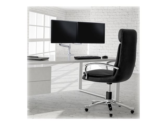 Ergotron LX Dual Direct montážní sada - Technologie konstantní síly - pro 2 LCD displeje - bílá – foto 4