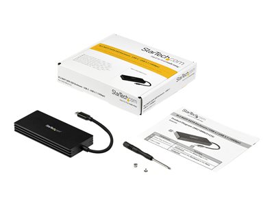 StarTech.com Boitier USB-C 10Gbps vers M.2 NVMe/SATA SSD - Boitier  Aluminium Externe Portable