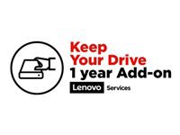 Lenovo Keep Your Drive Add On - Extended service agreement - 1 year - for ThinkPad C14 Gen 1 Chromebook; L13 Yoga Gen 3; L13 Yoga Gen 4; L15 Gen 4; T14s Gen 3