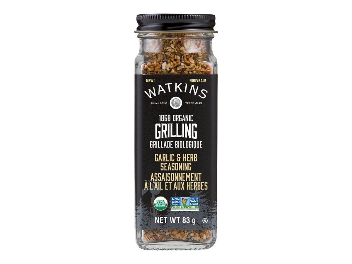 Watkins Grilling Garlic and Herb Seasoning - 83g