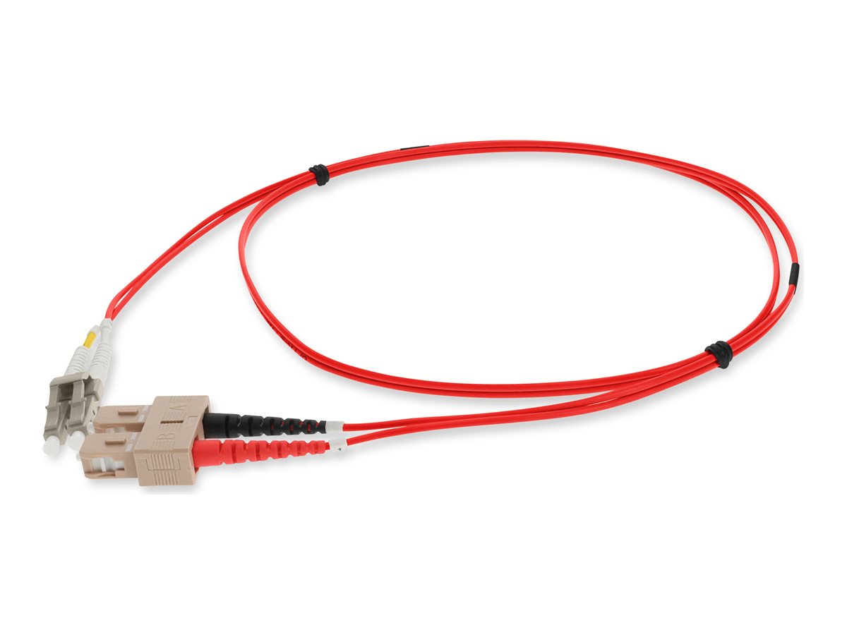 AddOn - Patch cable - LC/UPC multi-mode (M) to SC/UPC multi-mode (M)