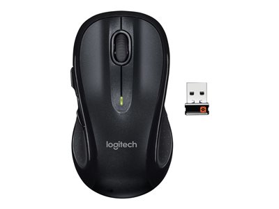 Logitech M510 Mouse right-handed laser 7 buttons wireless 2.4 GHz 