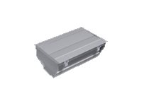 BACHMANN CONFERENCE built-in-frame, Short, Silvergrey RAL9006 Alu body w Fixing kit for mounting in tables, LxW 271x170mm, D 105mm