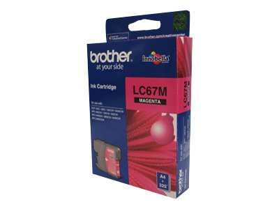 Brother LC67M magenta original ink Product shot 74350