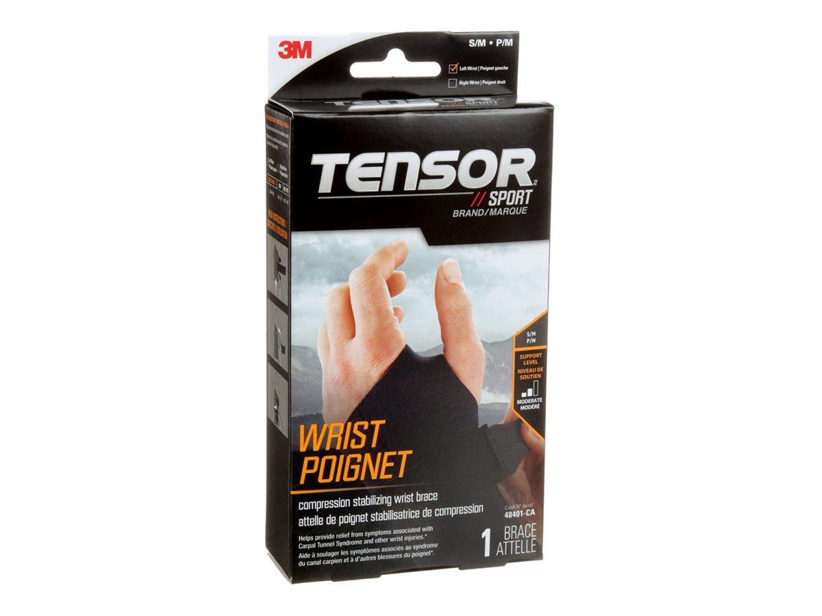 Tensor Sport Compression Stabilizing Wrist Brace - Left Hand