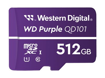 WD Purple 512GB SC QD101 microSD - WDD512G1P0C-85AEL0