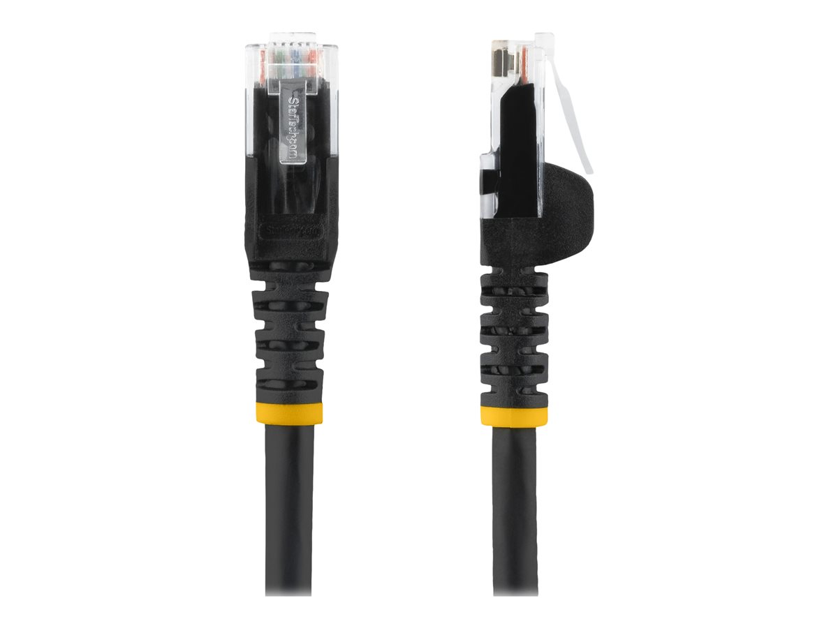 StarTech.com 3m LSZH CAT6 Ethernet Cable, 10 Gigabit Snagless RJ45 100W PoE Network Patch Cord with Strain Relief, CAT 6 10GbE UTP, Black, Individually Tested/ETL, Low Smoke Zero Halogen - Category 6 - 24AWG (N6LPATCH3MBK) - patch kabel - 3 m - černá – foto 2