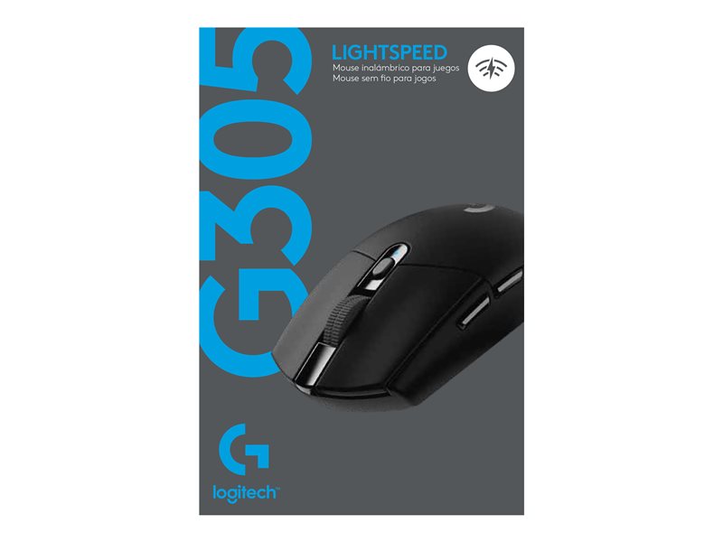 Logitech G G305 - souris - 2.4 GHz - noir