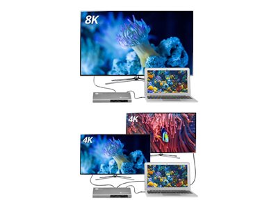 SIIG Thunderbolt 3 to Dual 4K Multimedia Docking Station with PD