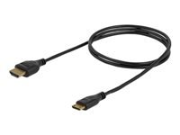 StarTech.com 3 ft Slim High Speed HDMI Cable with Ethernet - HDMI to HDMI Mini M/M (HDMIACMM3S)