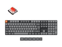 Keychron K5 MAX Tastatur Mekanisk RGB Trådløs Kablet Nordisk