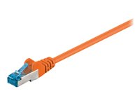 goobay CAT 6a SFTP, PiMF 25cm Netværkskabel Orange