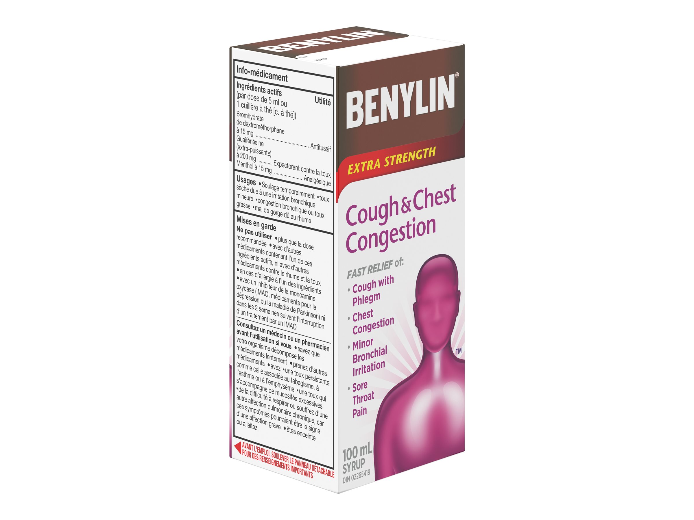 Benylin Extra Strength Cough & Chest Congestion Syrup 100ml