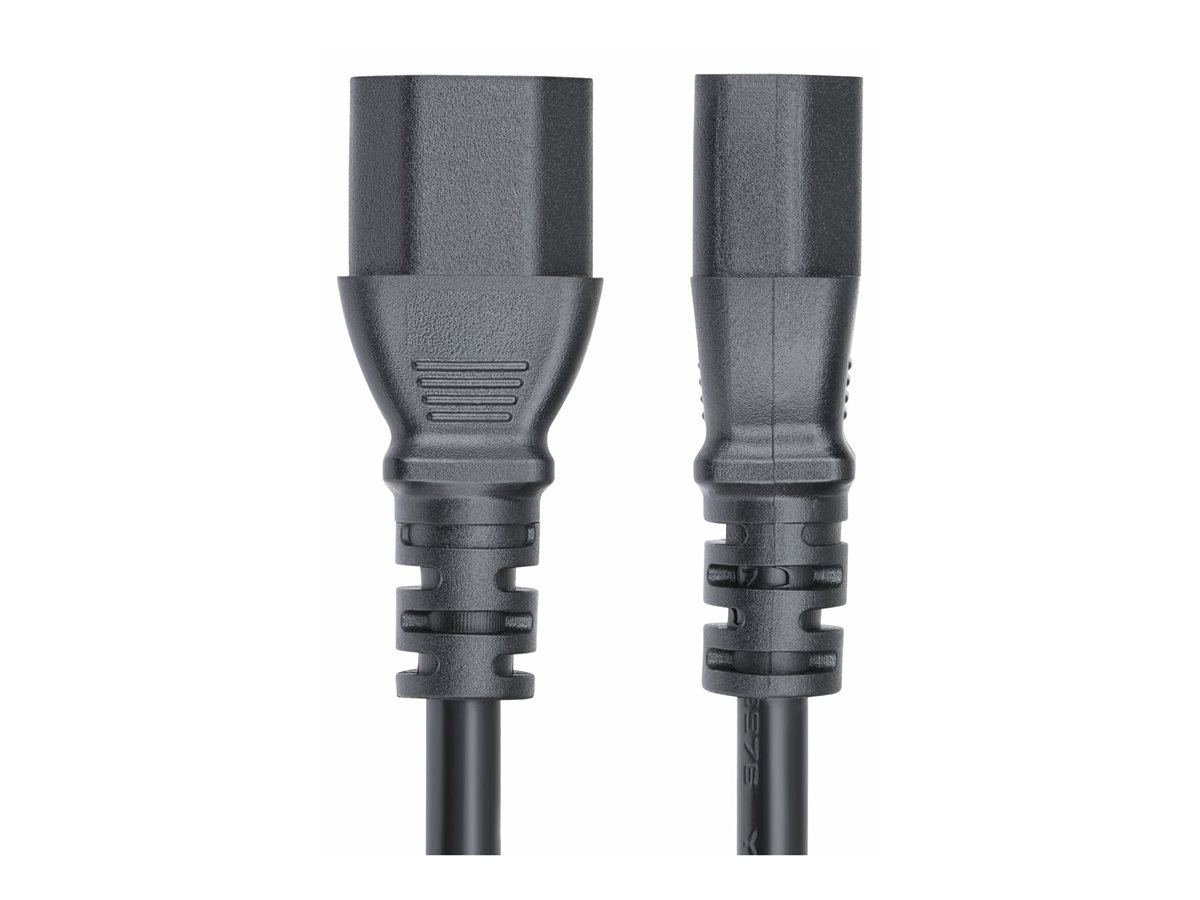 StarTech.com 4.5m Power Extension Cord, C14 to C13, 15A 250V, KEMA-KEUR - prodlužovací šňůra - IEC 60320 C14 do power IEC 60320 C13 - 4.6 m – foto 2