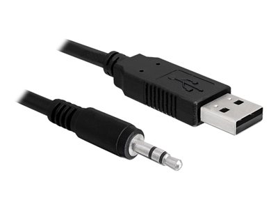 DELOCK USB Kabel A -> 3,5mm 3Pin 1.80m (5 V) TTL - 83115