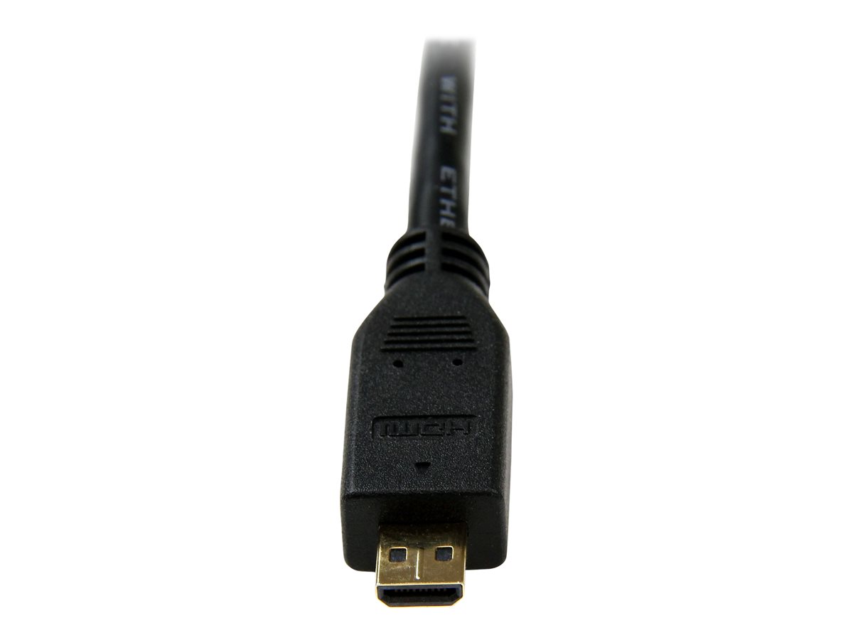 StarTech.com 2m High Speed HDMI Cable with Ethernet HDMI to HDMI Micro - kabel HDMI s ethernetem - 2 m – foto 2