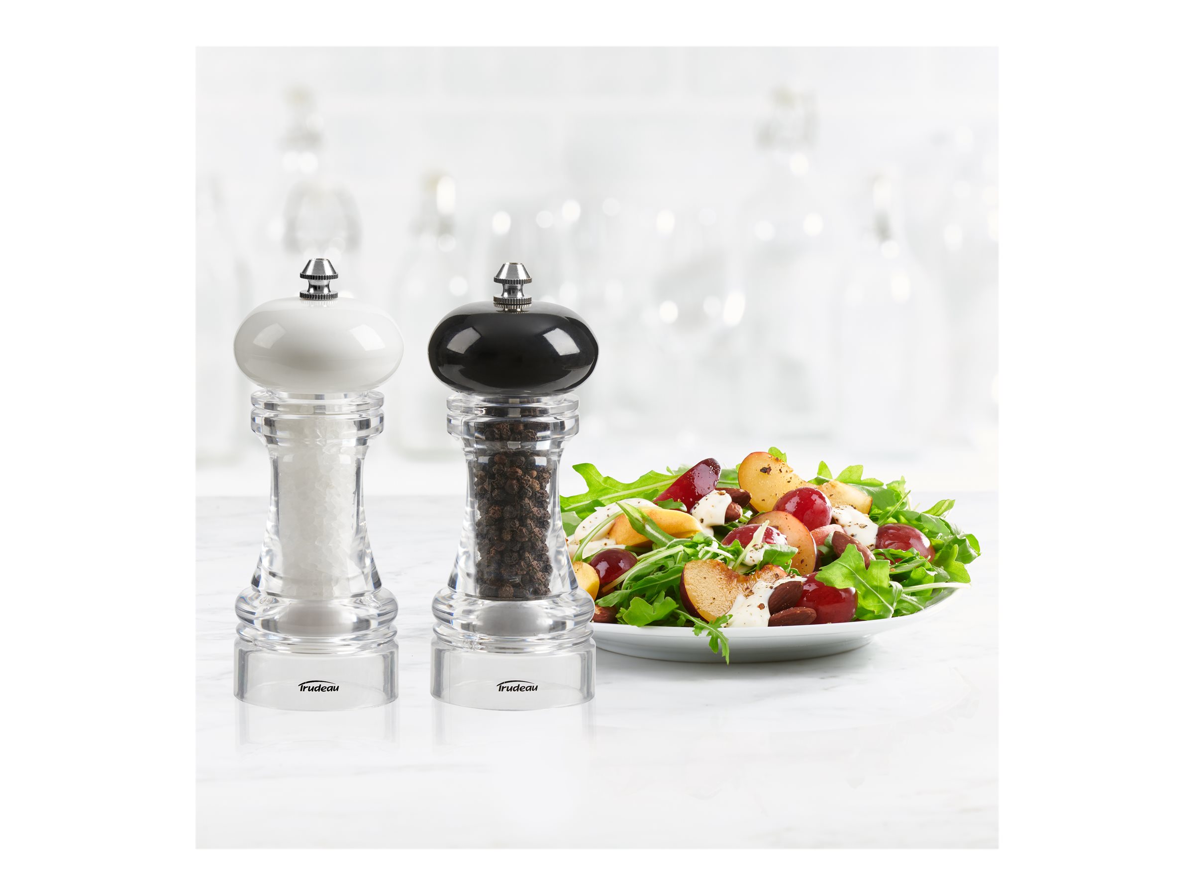 Trudeau 22.8 cm (9 in.) Salt and Pepper Mill Set