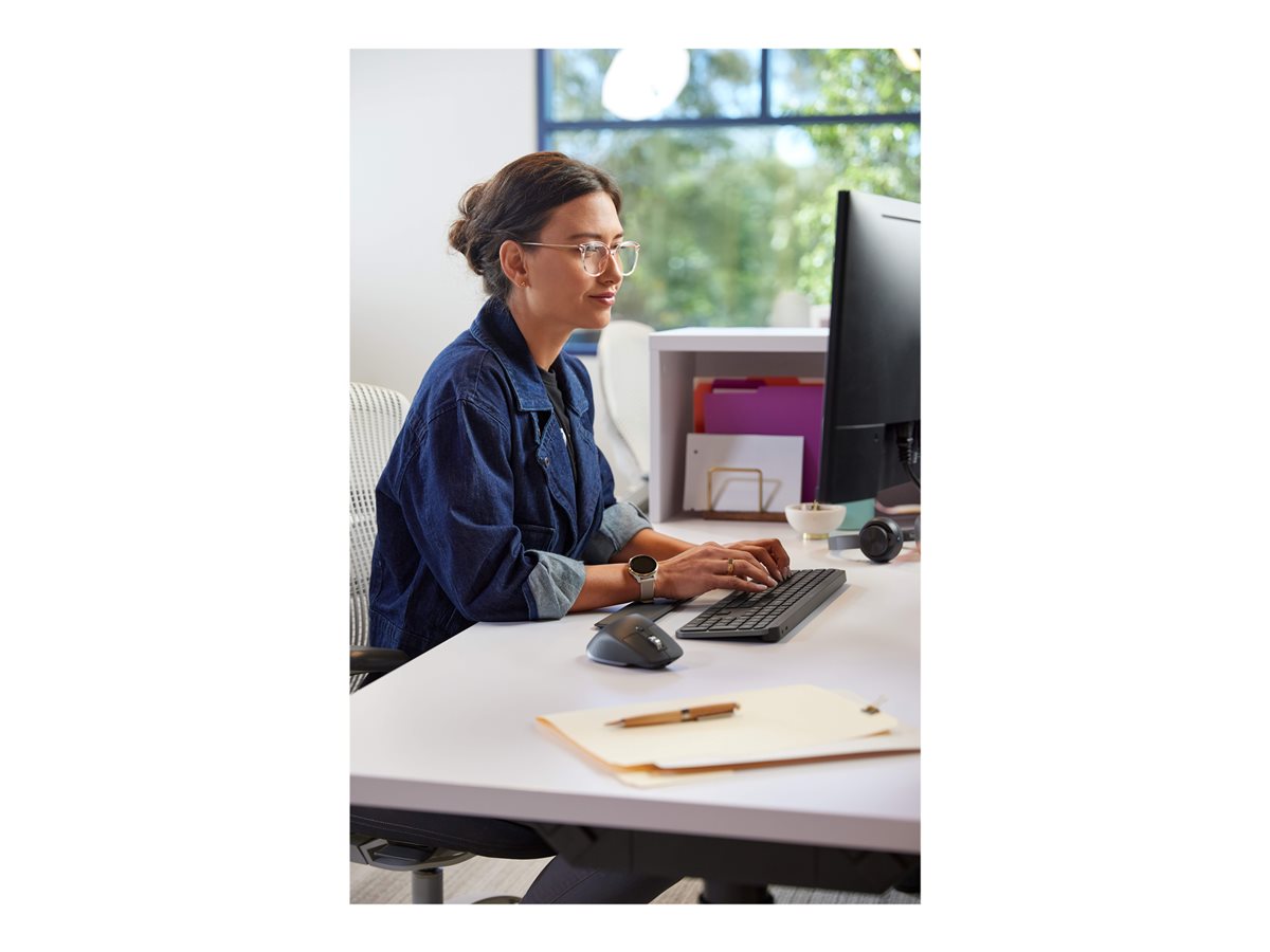 Logitech MX Keys Combo for Business - klávesnice a sada myši - QWERTY - britská - grafit Vstupní zařízení – foto 12