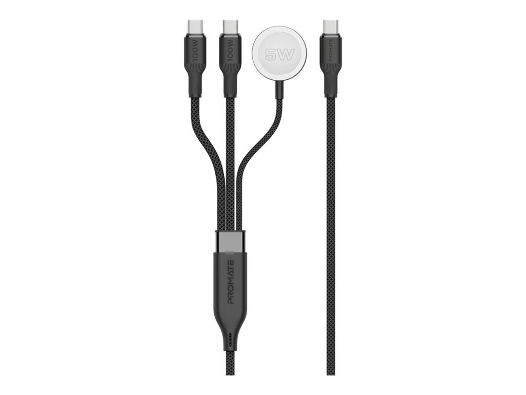 Promate Fusion-CCW, USB-C cable, 1.4 m