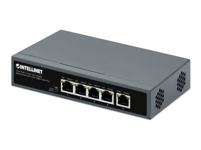 INTELLINET 562010, Switches, INT 5-Port PoE++ Switch 562010 (BILD1)