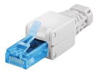 MicroConnect CAT 6a Ikke afskærmet parsnoet (UTP) Netværk-konnektor Hvid
