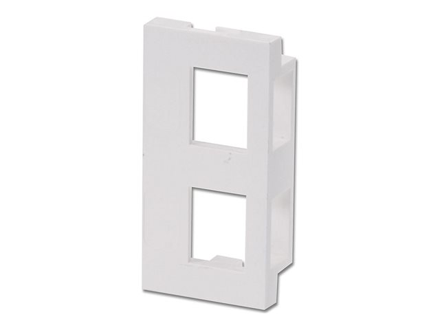 Façade murale pour 2 modules Keystone (4 pièces)
