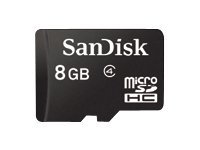 SanDisk Mobile - Flash memory card (microSDHC to SD adapter included)