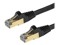 StarTech.com 3m CAT6A Ethernet Cable, 10 Gigabit Shielded Snagless RJ45 100W PoE Patch Cord, CAT 6A 10GbE STP Network Cable w