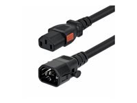 StarTech - Rallonge de câble d'alimentation - Conformité TAA - IEC 60320 C14 verrouillage pour power IEC 60320 C13 verrouillage 