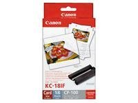 Canon KC-18IF 1 yellow cyan magenta 54 x 86 mm print cartridge / paper Product shot 74100