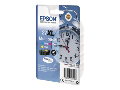 EPSON 27XL mulitpack cmy ink blister - C13T27154012