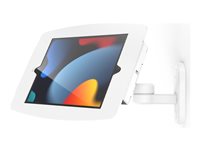 Compulocks iPad 10.2" Space Enclosure Swing Wall Mount enclosure - Anti-Theft - for tablet - white