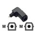 C2G Velocity Velocity Right Angle TOSLINK Port Saver Adapter