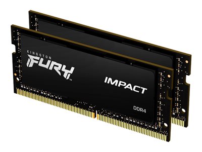 SO DDR4 32GB PC 2666 CL15 Kingston KIT (2x16GB) FURY Impact Kit - KF426S15IB1K2/32