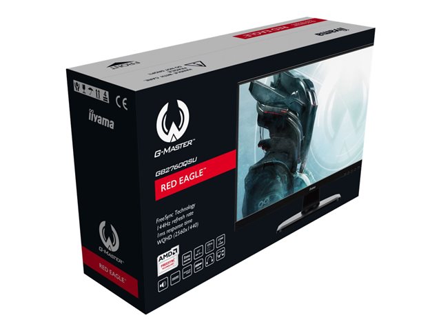 その他 Iiyama wqhd 144hz G-MASTER GB2760QSU-B1 iiyama G-MASTER Red Eagle GB2760QSU-B1 - LED monitor - 27