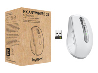 Logitech MX Anywhere 3S for Business - Wireless Mouse, Pale Gray